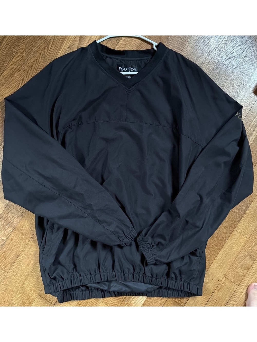 XL - Men - FootJoy Black Pullover Windbreaker Jacket